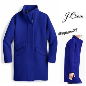 J. Crew Cocoon Coat in Italian Stadium Cloth